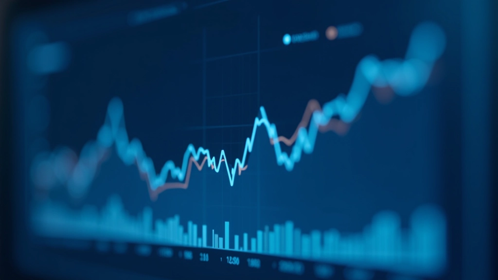 Liniendiagramm zeigt Zinsveränderungen über Zeit mit verzögerter Wirtschaftsreaktion